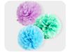 Picture of Fluffy flower set of 3pcs 40cm