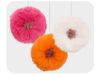 Picture of Fluffy flower set of 3pcs 40cm