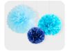 Picture of Round edge fluffy flower set of 3pcs