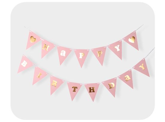 Picture of Baby color bunting banner for Birthday party