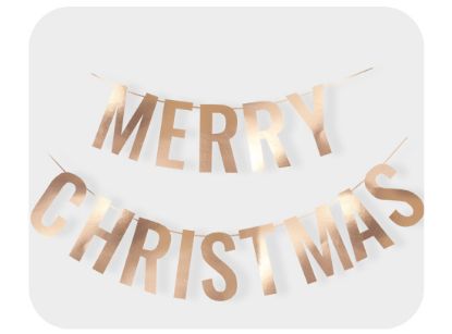 Picture of MERRY CHRISTMAS letter garland