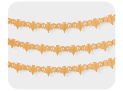 Picture of Bat bat tissue paper garland