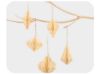 Picture of Glitter Edge Honeycomb Hanging Christmas Tree Decorations