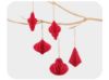 Picture of Glitter Edge Honeycomb Hanging Christmas Tree Decorations