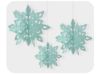 Picture of Festive Snowflake Shaped hanging decoration set of 3pcs