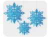 Picture of Festive Snowflake Shaped hanging decoration set of 3pcs