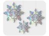 Picture of Festive Snowflake Shaped hanging decoration set of 3pcs