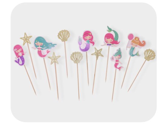 Picture of Mermaid cake toppers