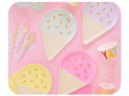 Picture of Icecream paper cutlery set