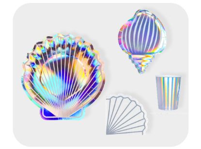 Picture of Shell shape paper plates