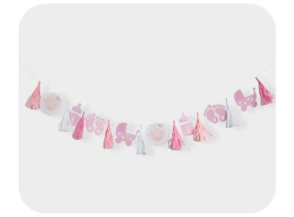 Picture of Baby collection paper tassel garland