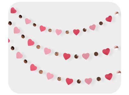 Picture of Heart shape string garland