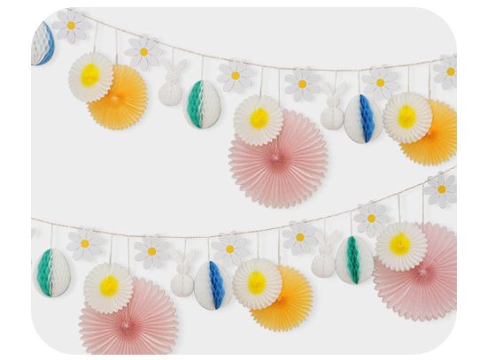 Picture of Easter  honeycomb garland