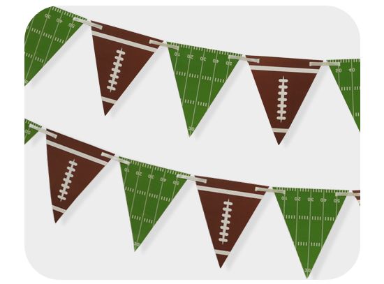 Picture of American football bunting